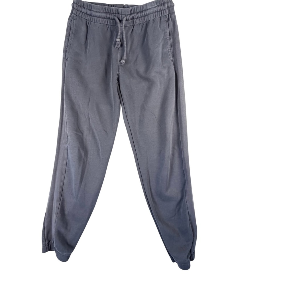 TNA Airy AF Fleece Joggers Women Small Charcoal Grey Good Relaxed Sweatpants